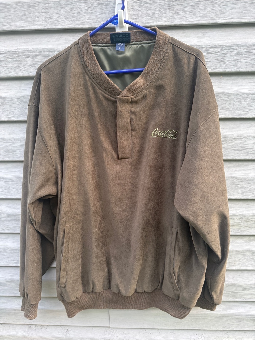 Sunderland of Scotland | Coca-Cola Brown Plush Pullover Script Logo Large